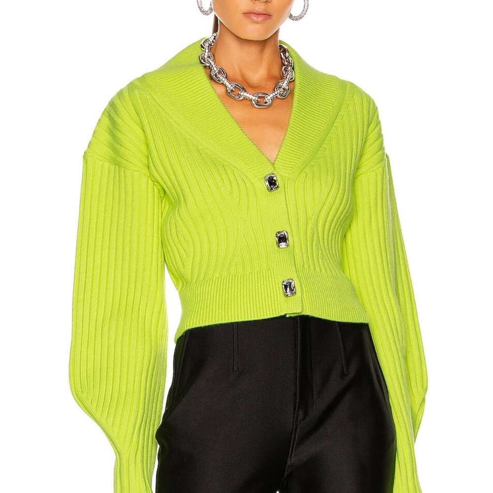 David koma neon sweater